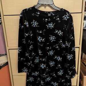 GAP Black Floral Women's Dress